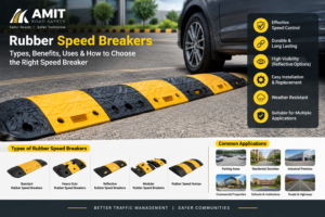 Rubber Speed Breakers for Road Safety and Traffic Speed Control